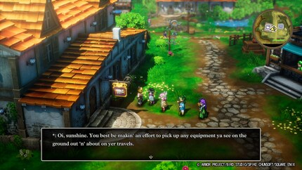 Wohin ich muss oder sonstige Informationen zum Gameplay erhalte ich nebenbei, indem ich mit NPCs spreche.