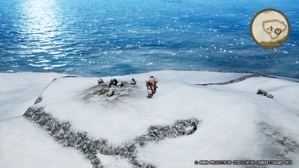 Diese unscheinbare Steinformation auf der Weltkarte kann ich betreten und wie jede andere Örtlichkeit erkunden.