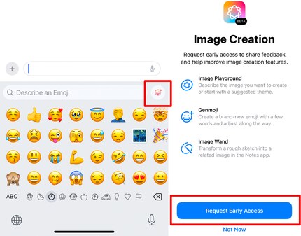 Vous pouvez utiliser les Genmojis au-delà des frontières de l’iPhone.
