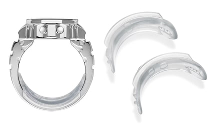 Les inserts permettent de resserrer la bague.