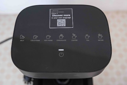 The buttons on the machine reveal a wealth of possibilities.