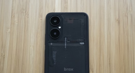 The back of the Brax3 is transparent.