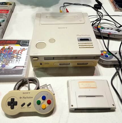 A prototype of SNES-CD.