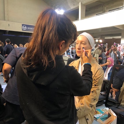 Sophia a également réalisé des maquillages pour Jean Paul Gaultier.