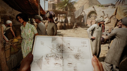 Il diario funge anche da mappa e deve essere estratto senza mettere in pausa il gioco.