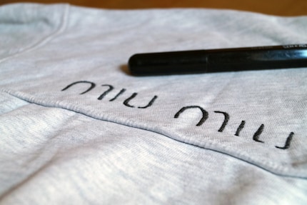 Mit einem Stift vorzeichnen …