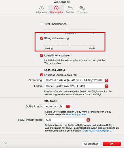 Apple doesn’t say what the sound improvement does in detail.