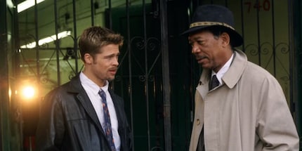 Mills (Pitt) und Somerset (Freeman) sind zwei Männer auf derselben Seite, die aber unterschiedlicher nicht sein könnten.