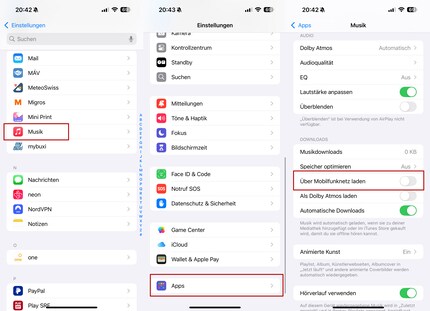 Only activate this option if you have a data flat rate or are always connected to Wi-Fi.