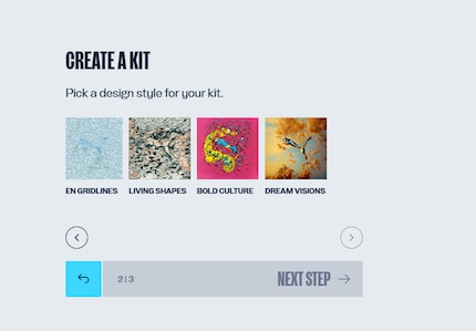 Danach wählst du einen Stil aus.