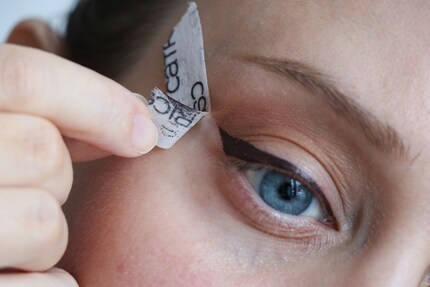 Le résultat une fois le ruban retiré.