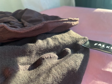 These tights from Falke also feature flat seams in the seat area.