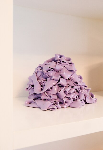 This is where the innovative and often quirky designs that make her work so unique are created.