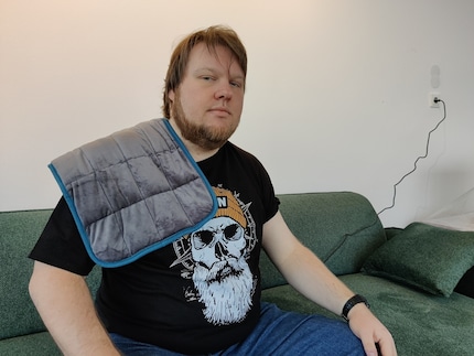 ... les épaules, je ne suis pas hyper fan du coussin chauffant.
