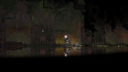 ...oder hier in einer Kanalisation.