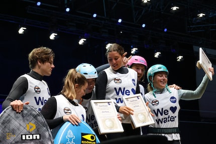 Ecco i nuovi campioni di foiling indoor alla prima Coppa del Mondo in una piscina coperta.
