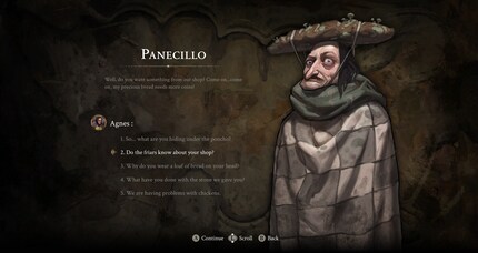 Yup, Panecillo is wearing a mouldy loaf of bread as a hat.