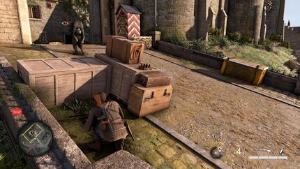 Sometimes unconscious soldiers are carried away by their comrades.