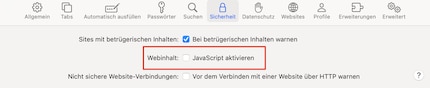Désactiver JavaScript aide à lutter contre la menace, mais peut aussi entraîner des complications avec les sites Web.