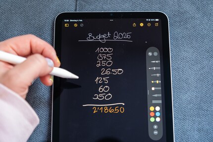 Mijn budget is niet alleen snel genoteerd (en uitgegeven), maar ook opgeteld.