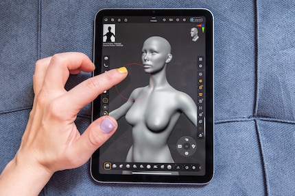 Met ZBrush maak ik 3D-modellen - ongeacht waar ik ben.