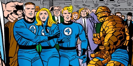 Quietschbunt und unverkennbar: Die frühen Fantastic Four in den 1960ern.