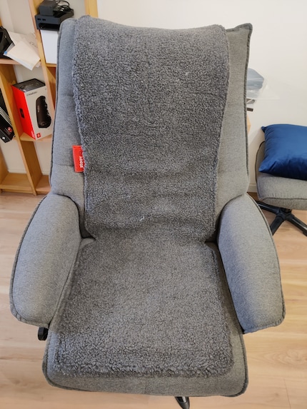 Ho usato la coperta elettrica principalmente come cuscino per sedersi.