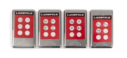 Set of four Classic iPods with 30 and 40 GB of storage from 2003; sold for 1800 euros.