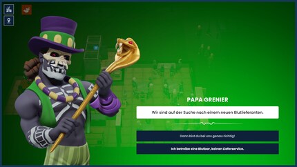 I'm not just running a blood bar, I'm also becoming a blood supplier.