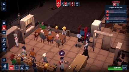 The graphic style of the game reminds me of the Two Point series.