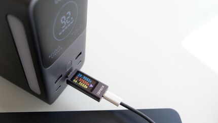 Charging my MacBook Air is a breeze with the UGreen power bank.