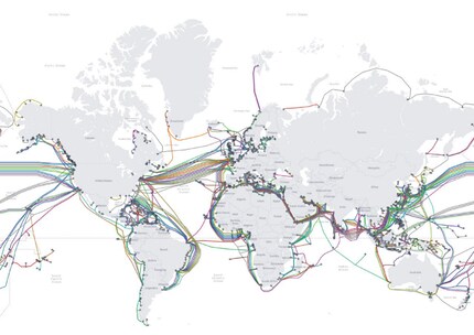 L'infrastructure actuelle du réseau sous-marin.