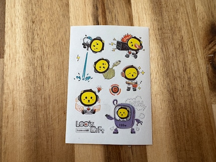 Ein paar Aufkleber für heitere Stunden.