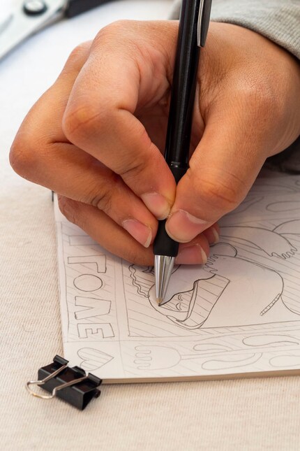 ... and then transfer it to the plate.