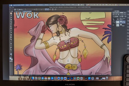 The picture is finished despite all the difficulties. I'm happy.
