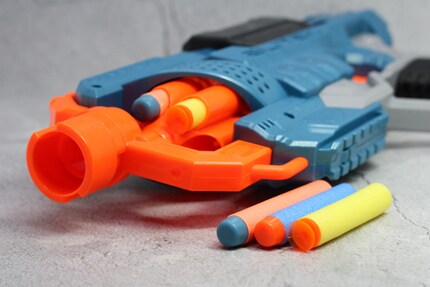 The Nerf gun: from a neutral point of view, the greatest danger with it involves foam ammunition left lying around somewhere outside.