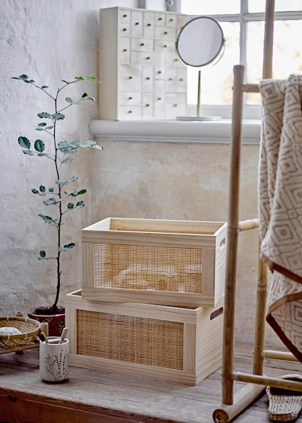 Un organizer naturale con stile.