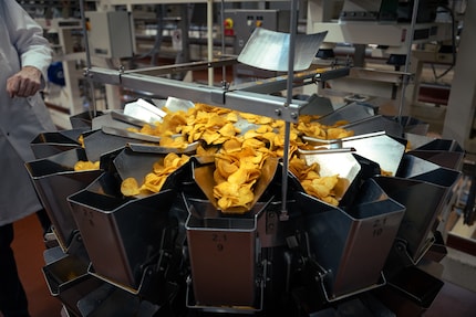 La bilancia con i vari scomparti.