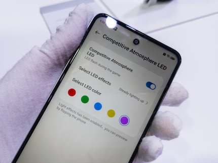 The backlight of the Nubia Neo 3 can be customised.