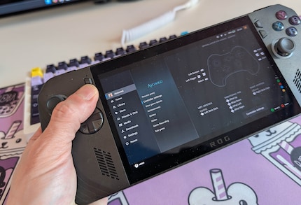Bazzite, of eigenlijk SteamOS, werkt precies zoals op het Steam Deck.