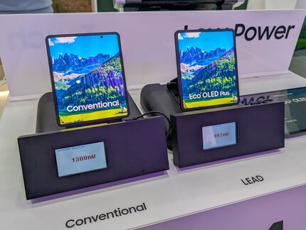 Eco2 OLED: Weniger Stromverbrauch bei gleicher Helligkeit.