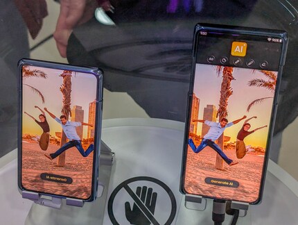 Slidable Flex Vertical: So fährt Samsung das Smartphone-Display nach oben aus.