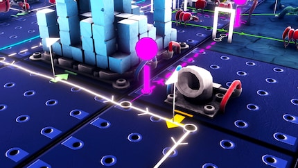 Age gates (pink) only open their path for old ants.