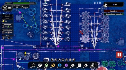 Scrap iron is melted in this production line. I thought I’d found the ideal layout, but the distances are far too long.