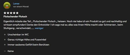 Ich nicke anerkennend und stimme Lense 1:1 zu.