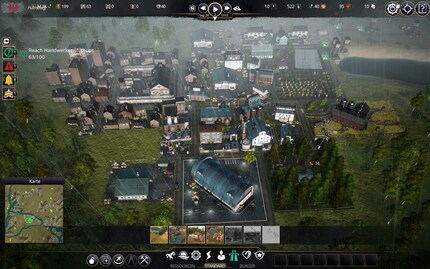 Au début, ma ville se développe également sans effort diplomatique.