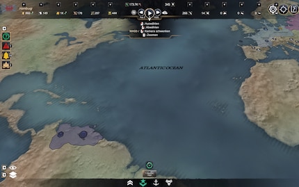 J’ai un adversaire en Amérique du Sud, mais je ne le vois pas beaucoup. Je n’ai pas encore découvert de troisième civilisation.