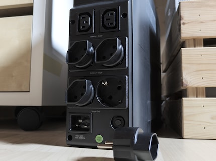 Unfortunately, there’s no Swiss version. I have to use Schuko adapters.