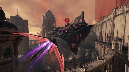 You’ll also fight aerial battles in between killing sprees. However, the dragon controls are somewhat stiff.