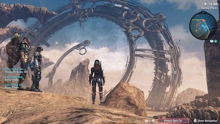 The game world is impressively large.